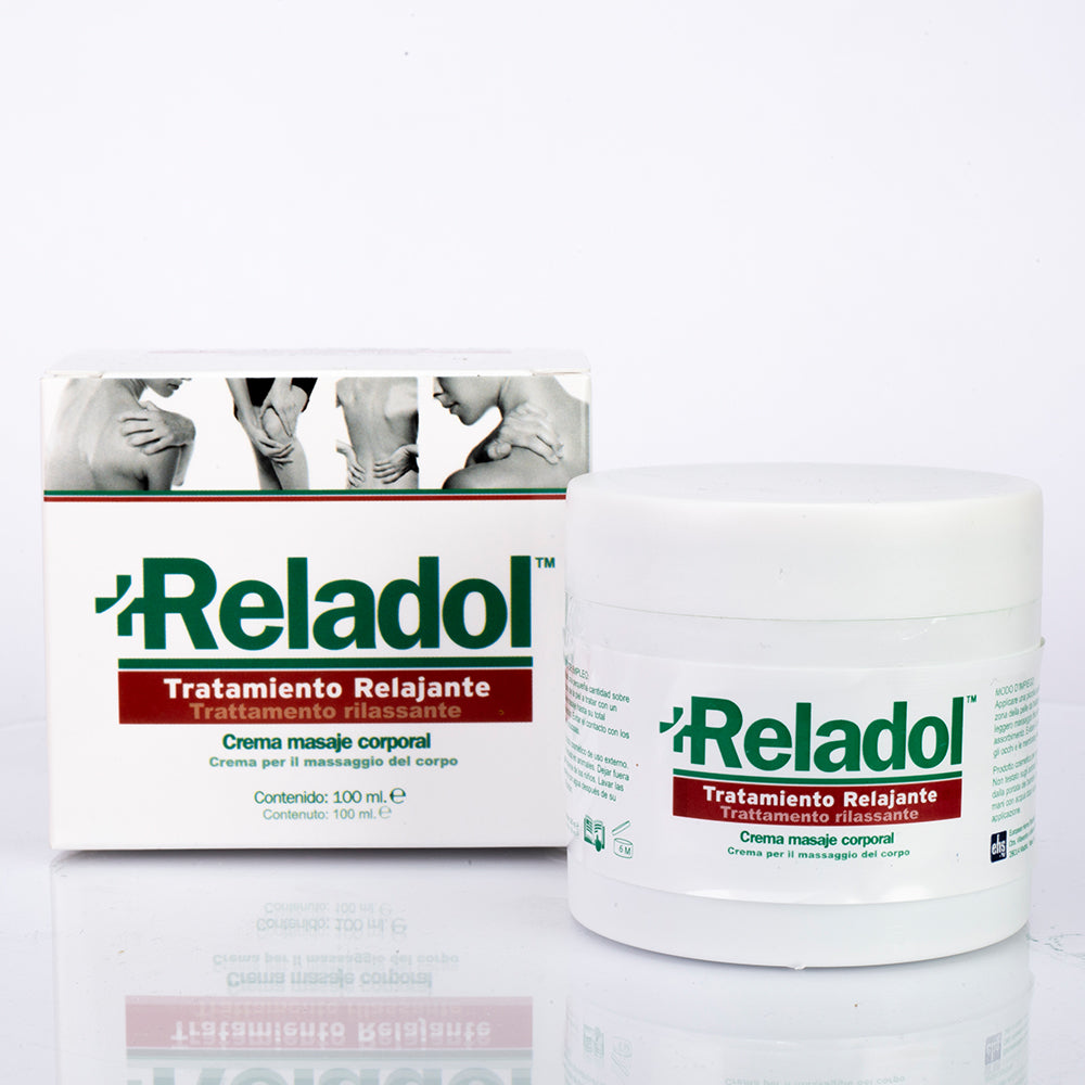 RELADOL, mentolos aromájú testmasszázs krém ízületi fájdalmak enyhítésére, 100 ml